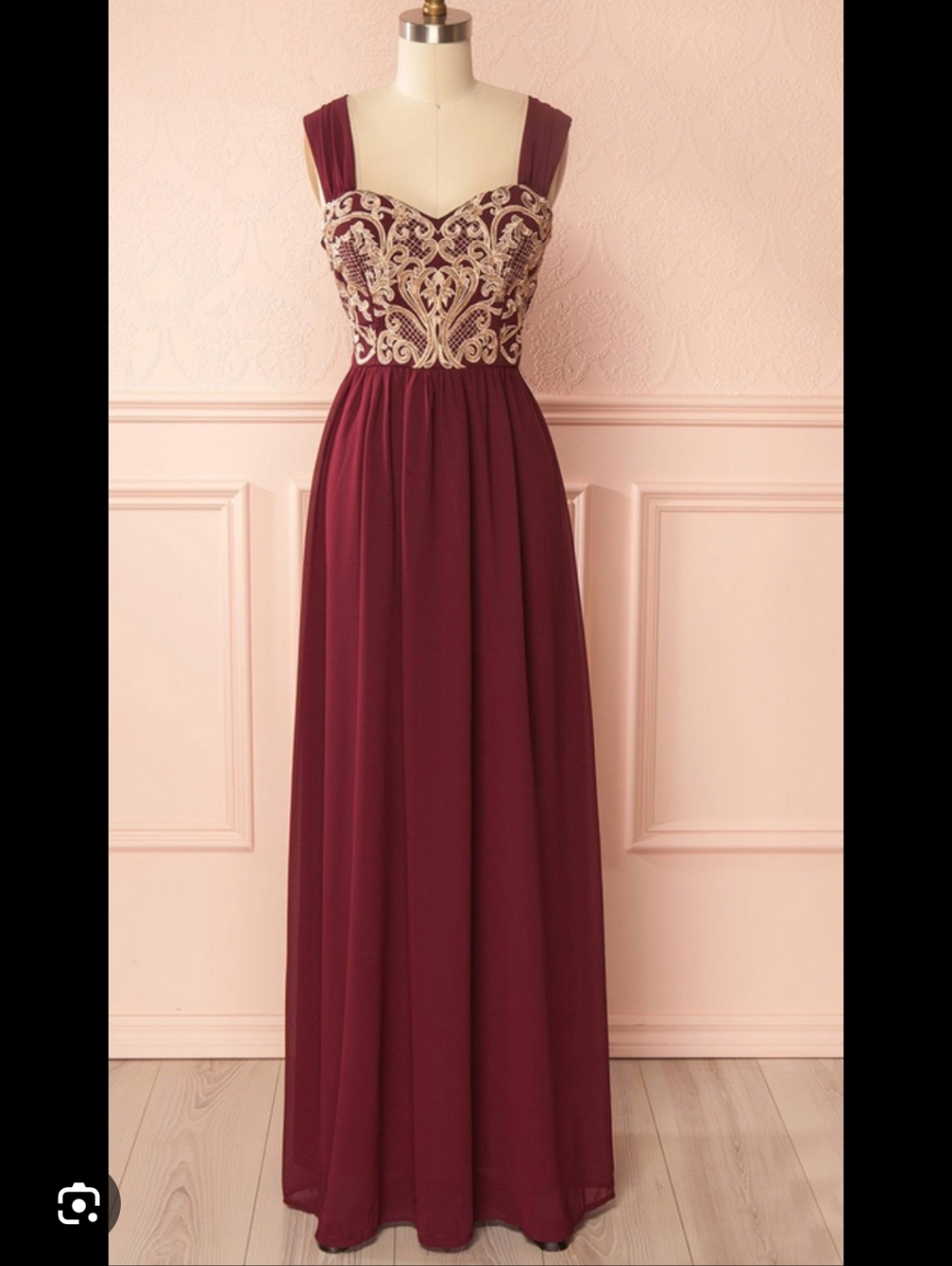 Burgundy Formal Gown